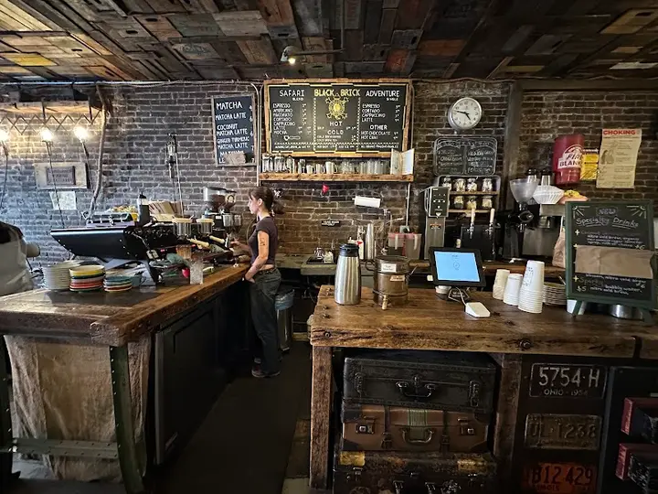 Black Brick Coffee detail