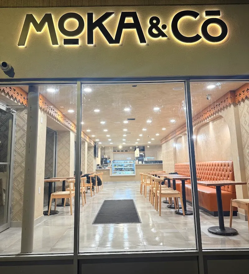 Moka & Co coffee shop in Brooklyn