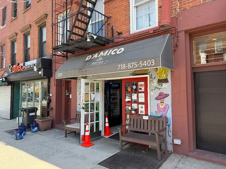 D'Amico Coffee Roasters coffee shop in Brooklyn