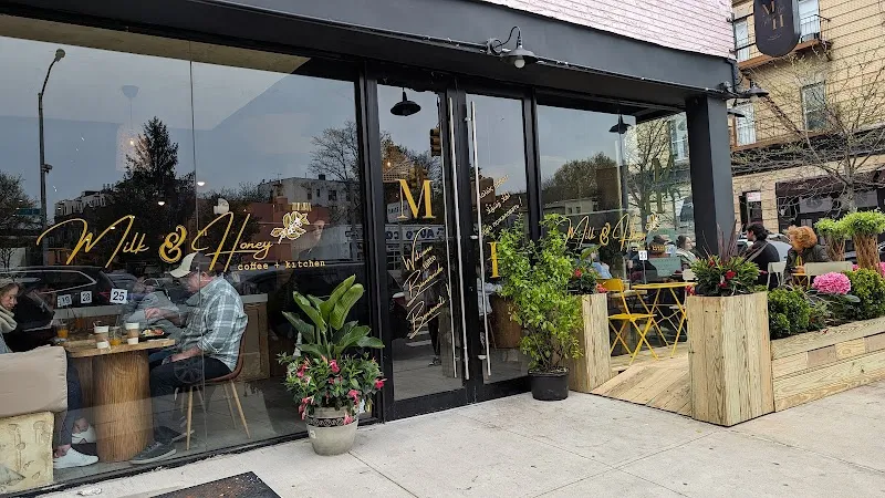 Milk & Honey coffee shop in Brooklyn