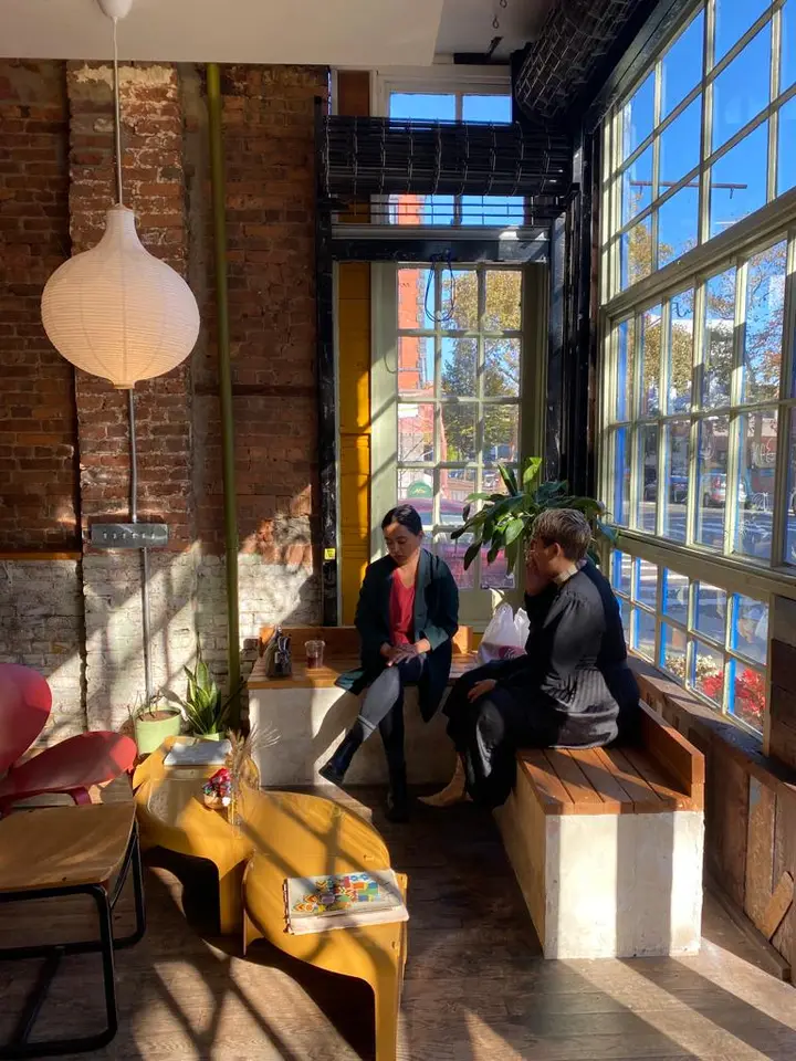 Early Yves Cafe coffee shop in Brooklyn