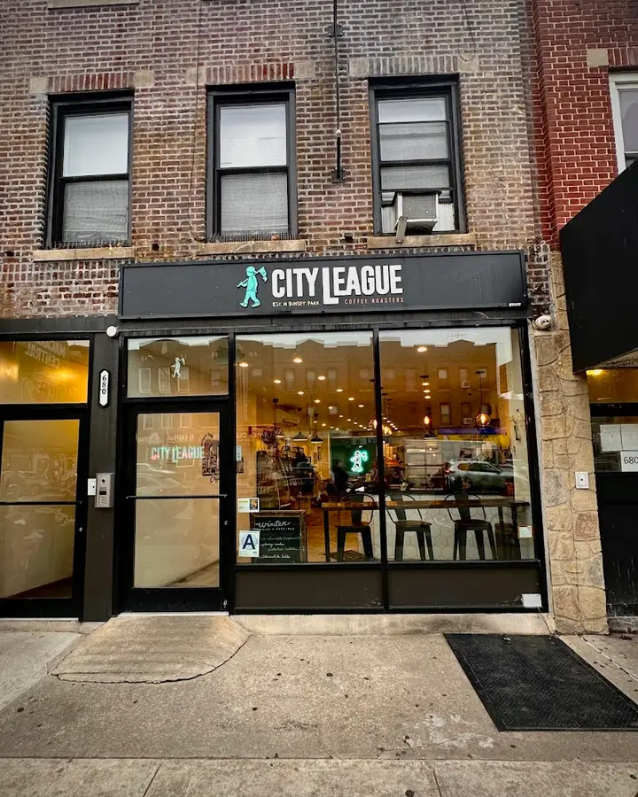 City League Coffee Roasters coffee shop in Brooklyn