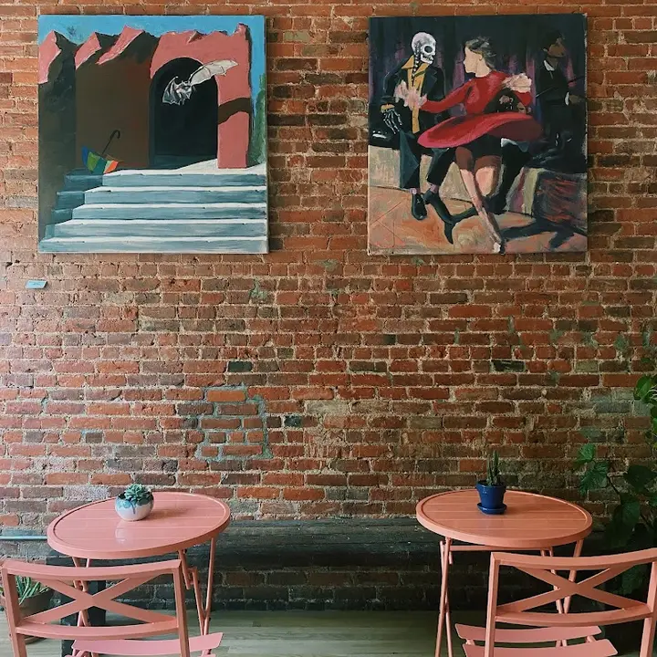 Cafe Calaca coffee shop in Brooklyn