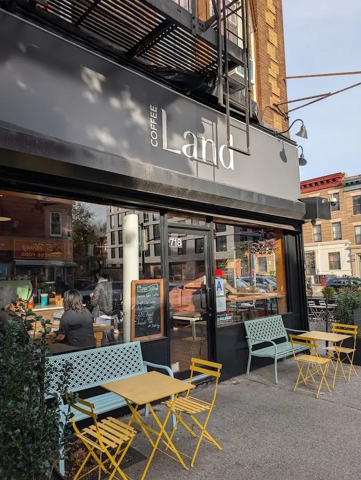 Coffee Land coffee shop in Brooklyn
