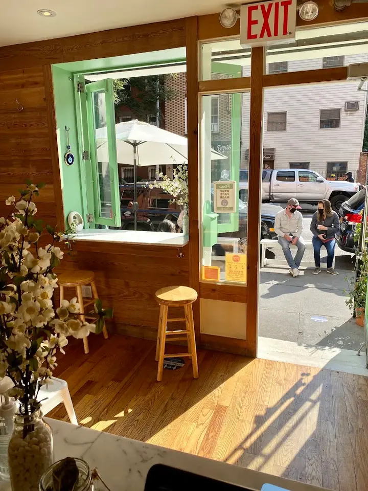 Cafe Volkan coffee shop in Brooklyn