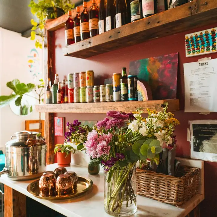 Planted Cafe coffee shop in Brooklyn
