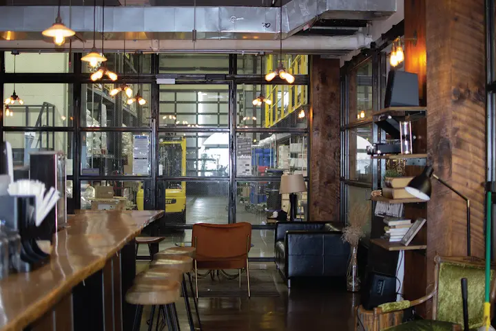 Cafe Here coffee shop in Brooklyn