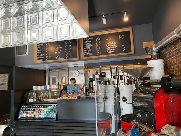 Nostrand Coffee Roaster interior