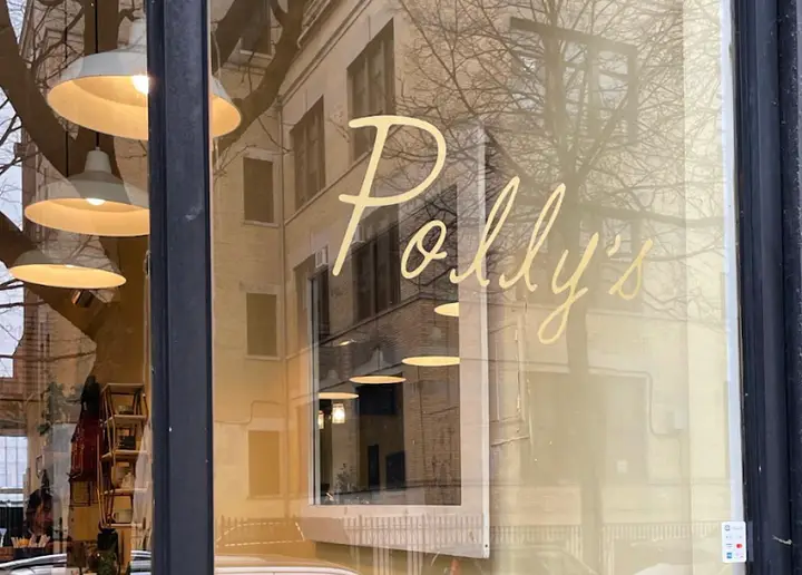 Polly's Cafe coffee shop in Brooklyn