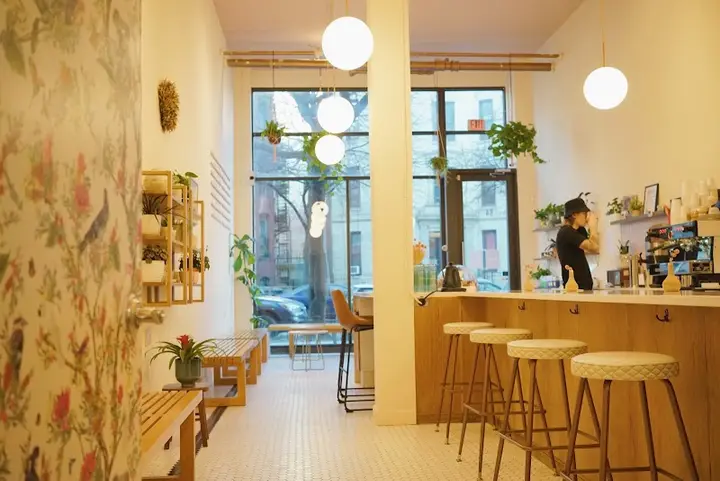 Villager coffee shop in Brooklyn