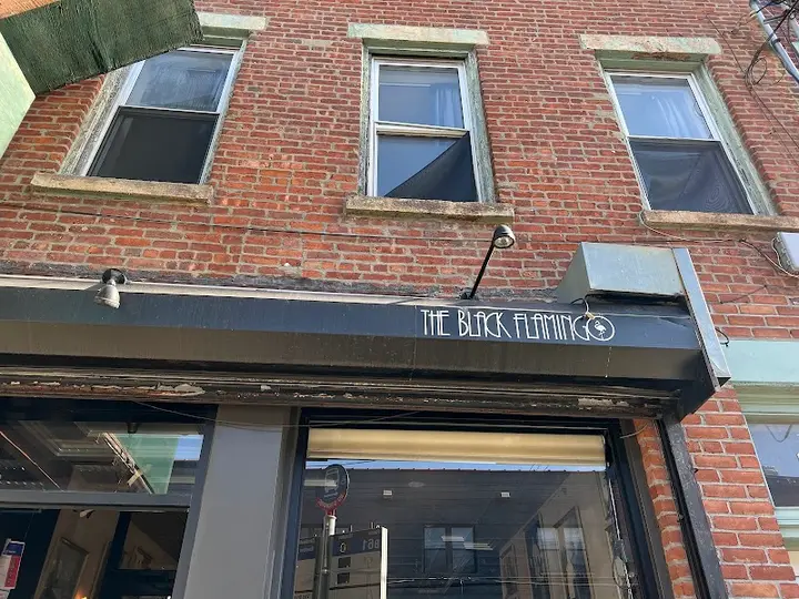 The Black Flamingo coffee shop in Brooklyn