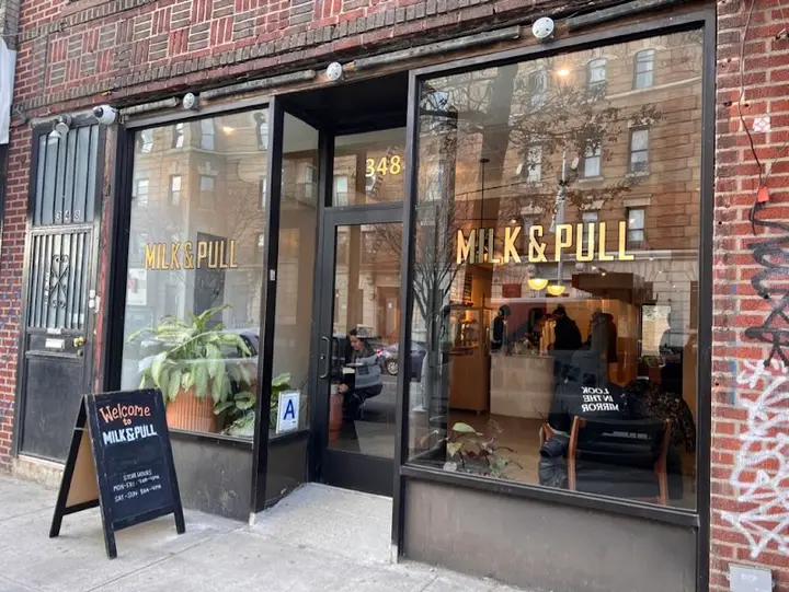 Milk & Pull Bed Stuy coffee shop in Brooklyn