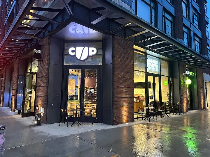 Coffee Uplifts People (CUP) coffee shop in Brooklyn