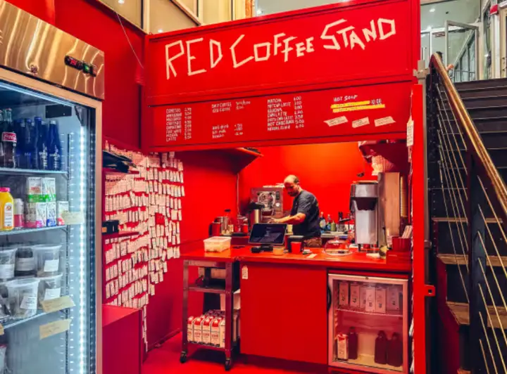 Red Coffee Stand coffee shop in Brooklyn