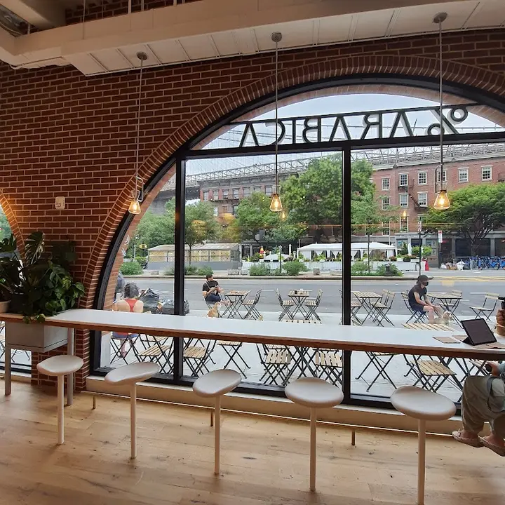 % Arabica coffee shop in Brooklyn